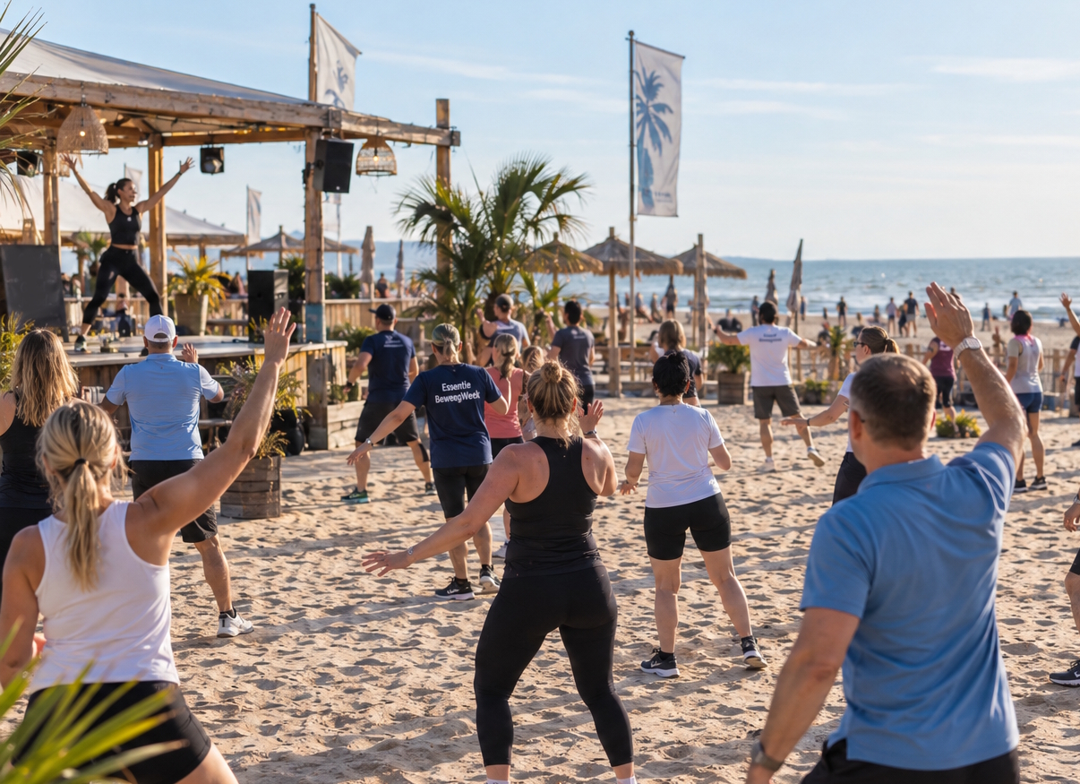 Sport workshop werk teambuilding - Training Business Bootcamp bedrijfsuitje fitness workshop