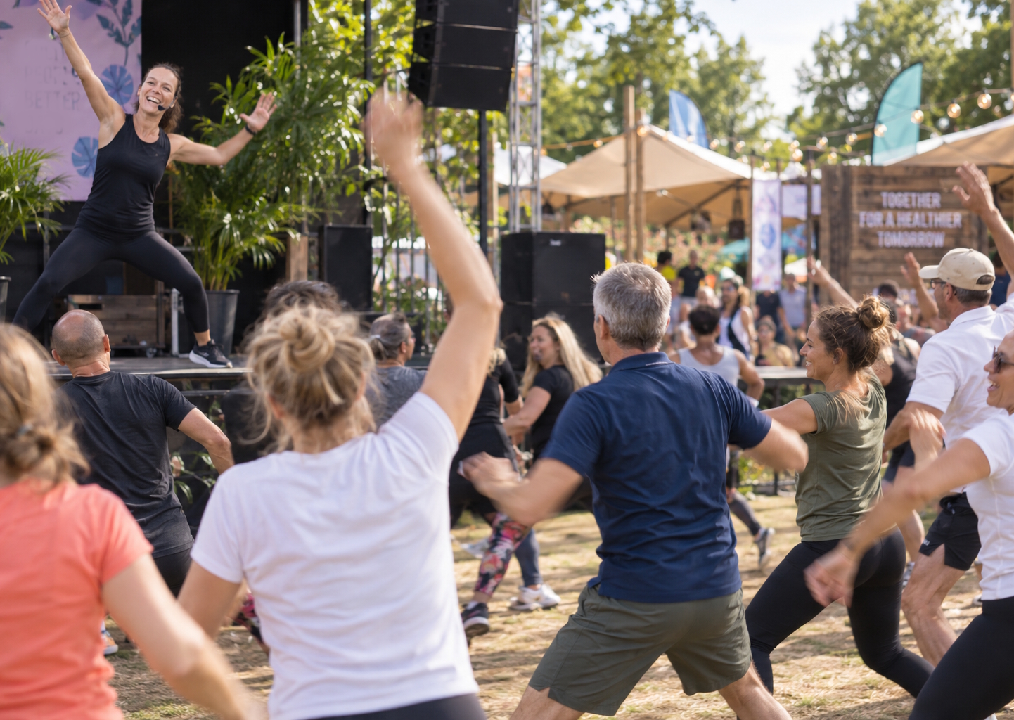 Health week fitness Sport workshop werk teambuilding - Training Business Bootcamp bedrijfsuitje fitness workshop